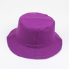 Chapeau de pêcheur occasionnel pliable de couleur unie de femmes