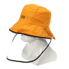 Chapeau de pêcheur seau chapeau été unisexe anti-crachement anti-poussière chapeau soleil à large bord de protection