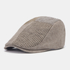 Chapeau de peintre réglable de bérets réglables en patchwork de motif en treillis pour hommes