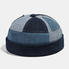 Chapeau de propriétaire pour homme Collrown Summer Street Trends Melon Cap Denim Brimless Hats