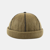 Chapeau de propriétaire pour hommes tendances Melon Cap Vintage Innocent Metal Standard Sailor Brimless Hats