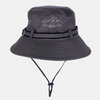Chapeau de seau de broderie de coton pour hommes chapeau de pêche en plein air maille descalade casquette de paraso