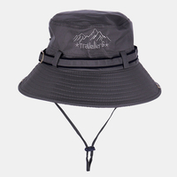 Chapeau de seau de broderie de coton pour hommes chapeau de pêche en plein air maille descalade casquette de paraso
