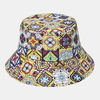 Chapeau de seau de chapeau de parasol de voyage occasionnel extérieur dimpression de fleurs colorées