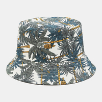 Chapeau de seau de parasol décontracté extérieur à motif de bananier pour femmes et hommes