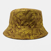 Chapeau de seau de parasol décontracté extérieur à motif de feuille darbre pour femmes et hommes
