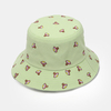 Chapeau de seau de parasol de mode de broderie de modèle de champignon de dessin animé