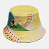 Chapeau de seau de parasol de mode de modèle de scène de sport rétro en coton unisexe