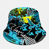 Chapeau de seau de parasol de mode dimpression de jeu de sport de superposition de coton unisexe