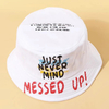 Chapeau de seau de protection solaire unisexe en coton
