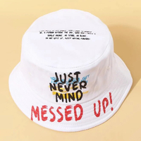 Chapeau de seau de protection solaire unisexe en coton