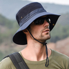 Chapeau de seau respirant pliable pour hommes avec chapeau de pêche en plein air à chaîne Chapeaux de parasol desca
