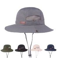 Chapeau de seau unisexe pliable maille
