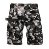 Chapeau Été Hommes Coton Multi Pochettes Solid Breathable Loose Casual Shorts