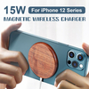 Chargeur sans fil magnétique Bakeey 15W pour iPhone série 12 pour iPhone 12 Mini / 12 Pro/12 Pro Max pour Samsung Galaxy