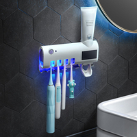Chargeur solaire Brosse à dents infrarouge Porte-stérilisateur Distributeur automatique de dentifrice Ventouse magnétiqu