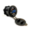 Chargeur universel de voiture de moto dadaptateur de prise de prise dUSB de 4.2A 12V imperméable