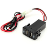 Chargeur USB de voiture ZR-CHA-DC2 pour Toyota Camry Highlander Reiz Corolla RAV4 Crown monté sur véhicule