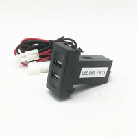 Chargeur de voiture double USB pour VW pour Volkswagen T4 2.1A universel