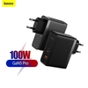 Chargeur mural Baseus GaN5 Pro 100W GaN 100W PD3.0 PPS QC4.0 QC3.0 Adaptateur de prise UE à charge rapide pour iPhone 13