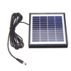 Chargeur portatif du panneau solaire Batterie de polysilicium de 5W 12V pour le bateau de RV de voiture avec le câble de