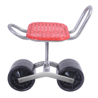 Chariot de jardin plantation cueillette voiture petit tabouret 360 ° siège de travail roulant chariot de jardin tabouret