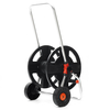 Chariot de tuyau de jardin 2 roues chariot de dévidoir de jardin détient 1/2 chariot de stockage de tuyau outil tuyau d&