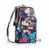 CHARMINER 5.5 pouces Ethnique Rétro Colorful Peinture Téléphone Portable Coin Rangement Petit Poignet Sac À Main Sac À M