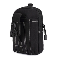 CHARMINER Sac de rangement pour téléphone portable de grande capacité Ceinture Sacs de taille en toile
