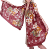 Écharpe à imprimé floral style ethnique élégant pour femmes