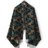 Écharpe dessin animé chat foulard chaud gland foulard double face châle