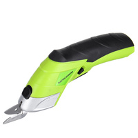 Ciseaux électriques automatiques 220V cisailles sans fil coupe-papier en tissu 2 lames et étui
