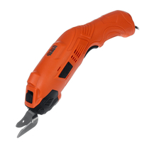 Ciseaux électriques potables de coupe dartisanat de tissu de cuir de ménage et 2 lames