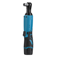 Clé à Angle droit 12 V LED 1500 mAh clé à cliquet Rechargeable outil de réparation de voiture avec 1/2 pièces Batterie