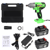 Clé à choc électrique sans fil 98VF 12000mAh avec 2 outils de réparation électrique Batteries