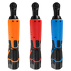 Clé à cliquet à angle droit 12V 90 ° avec 2 clés électriques Li-ion Batterie 250RMP 3/8 pouce 65NM