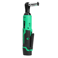 Clé à cliquet électrique 12V 3/8 pouces outil de clé à Angle droit Rechargeable LED Li-ion sans fil Batterie