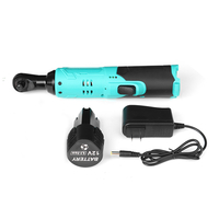 Clé à cliquet électrique 12V Clé à cliquet à angle de 90 degrés avec 1 ou 2 Batterie