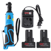 Clé à cliquet électrique sans fil 42 V 90 N.m 3/8" 2 x Batterie et kit de chargeur