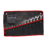 Clé à cliquet métrique en acier au chrome vanadium 14pcs 8-24mm à tête fixe