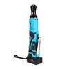 Clé à cliquet rechargeable sans fil Portable 28V clé à angle droit électrique 3/8 pouces 60N.m W/2 Batteries