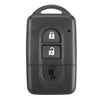 Clé à distance 2 boutons Fob Case Shell Lame non coupée pour Nissan Qashqai X-Trail
