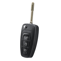 Clé à distance pliante à 3 boutons 433 MHz 4D63 puce pour Ford Focus Mondeo CS MAX