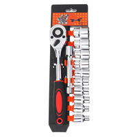 Clé à douille à cliquet à prise 1/4 "Poignée 24 dents Clé à cliquet à dégagement rapide