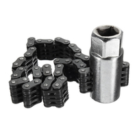 Clé à sangle Outils de filtre à huile Allen Clé Type Clé à filtre Fit 17mm Socket
