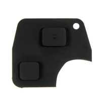 Clé cas fab pad en caoutchouc 2 botton kit de réparation à distance pour toyota rav4 corolle yaris