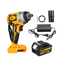 Clé sans balai 10000mAh adaptée au 18V Makita Batterie Clé à chocs sans fil Clé électrique avec 1 Batterie 1 chargeur