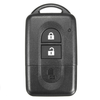 Clé télécommande shell fob 2 bouton cas à puce pour qashqai nissan x-trail