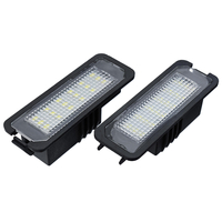 Éclairage de plaque dimmatriculation à 18 LEDs,  blanc,  paire CAN-bus sans erreur,  pour Polo CC VW Golf EOS