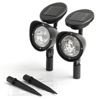 Éclairage solaire de jardin déclairage extérieur de lampe de pelouse de pointe déclairage LED lumière pour les
